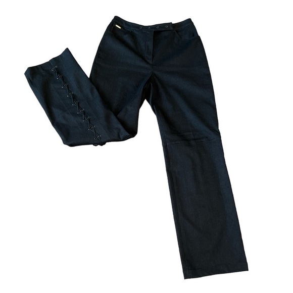 ST. John Sport Back Lace Up Jeans - Picture 4 of 12